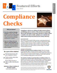 Thumbnail image of Kanabec County Compliance Checks Fact Sheet